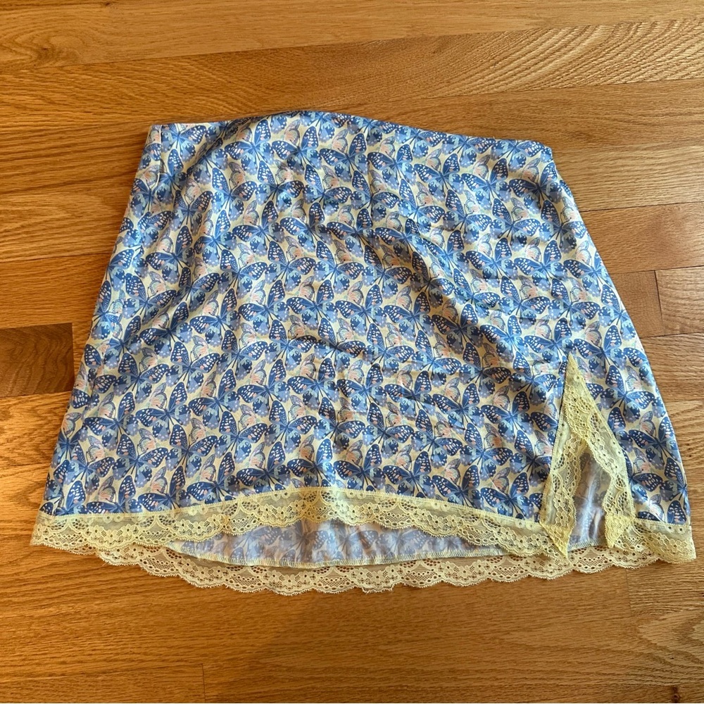 Frankie’s Bikinis Butterfly Mini Skirt